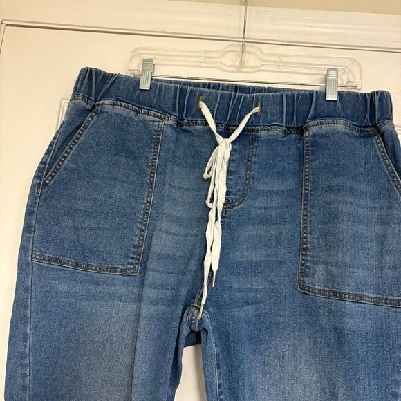 Bloomchic Pull On Drawstring Waist Jeans Size 20 - Picture 3 of 7